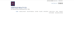 Desktop Screenshot of heritagerealtyco.com