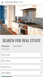 Mobile Screenshot of heritagerealtyco.com