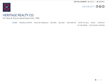 Tablet Screenshot of heritagerealtyco.com